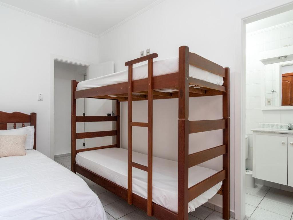 Apartamento Espacoso Com Ar Condicionado E Wi-Fi, A 100 Metros Da Praia - Edificio Estoril Ubatuba Εξωτερικό φωτογραφία